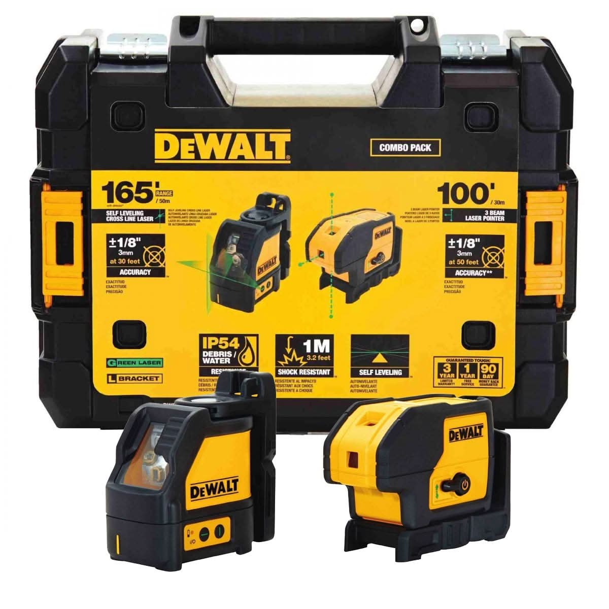 DeWalt DW0883CG Green Line & Spot Laser Combo TSTAK Kit – Tool Nut