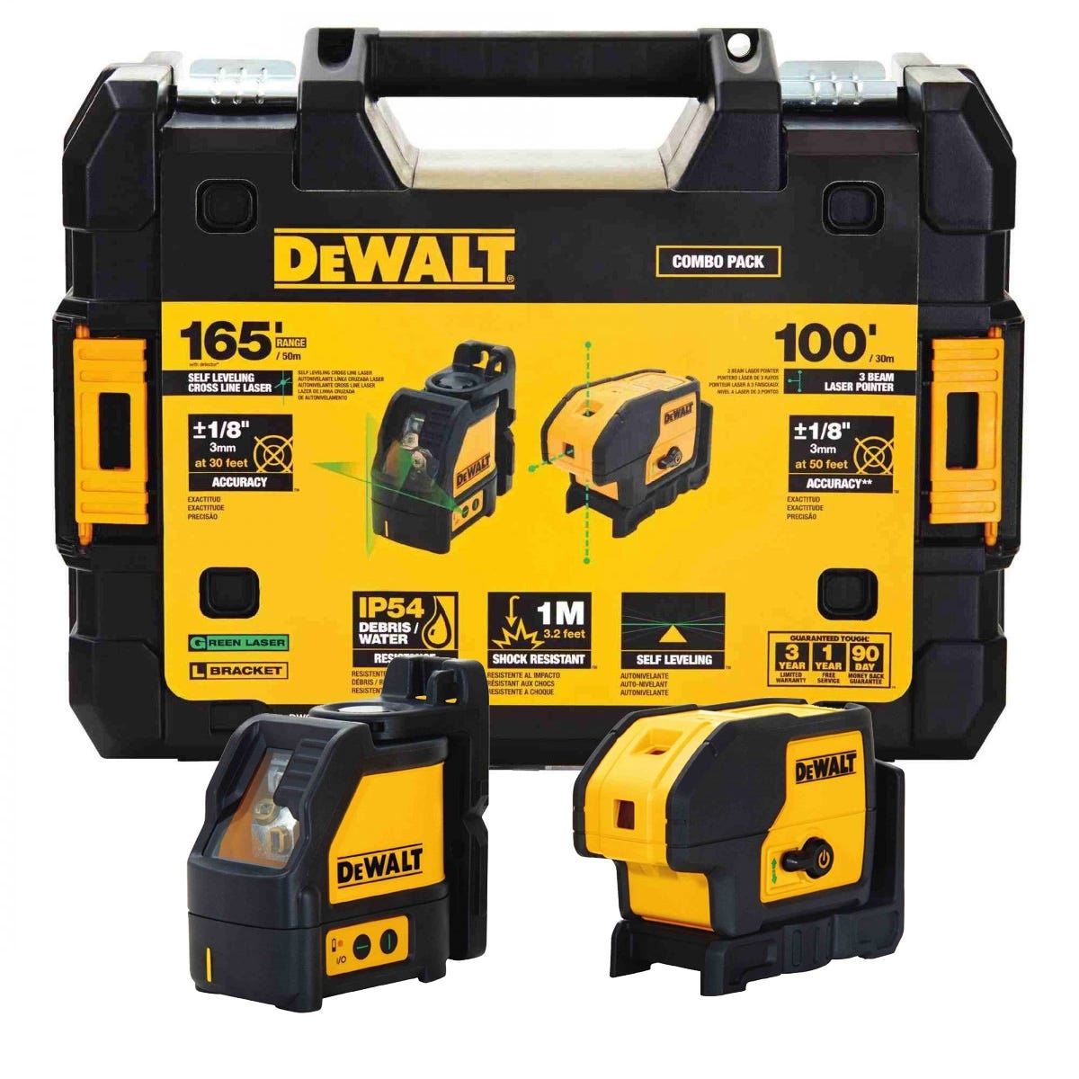 DeWalt DW0883CG Green Line & Spot Laser Combo TSTAK Kit