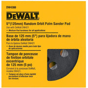 DeWalt DW4388 5-inch 8-Hole Hook and Loop Pad