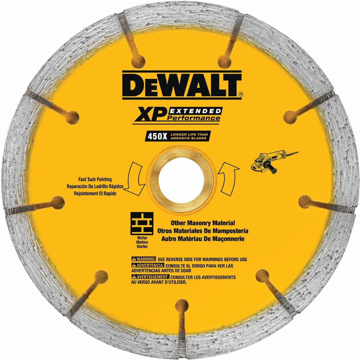 DeWalt DW4740S 4.5 in. x 0.250 XP Sandwich Tuck Point Blade
