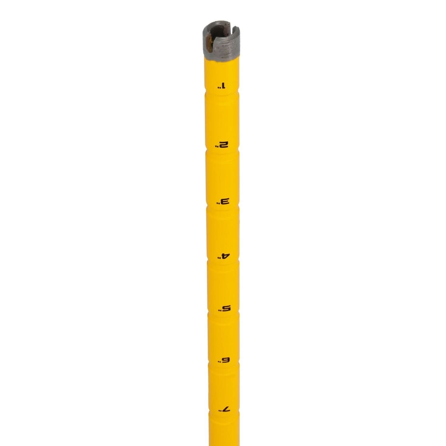 DeWalt DW55000 Diamond Core Drilling Bit, Crown Segment, 1/2 in. (Dia) x 14 in. (L), 5/8 in.-11 Thread
