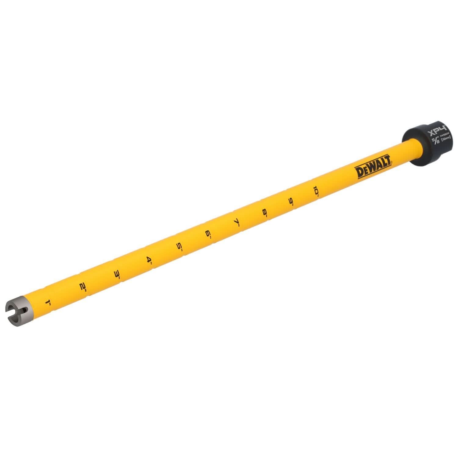 DeWalt DW55002 Diamond Core Drilling Bit, Crown Segment, 5/8 in. (Dia) x 14 in. (L), 5/8 in.-11 Thread
