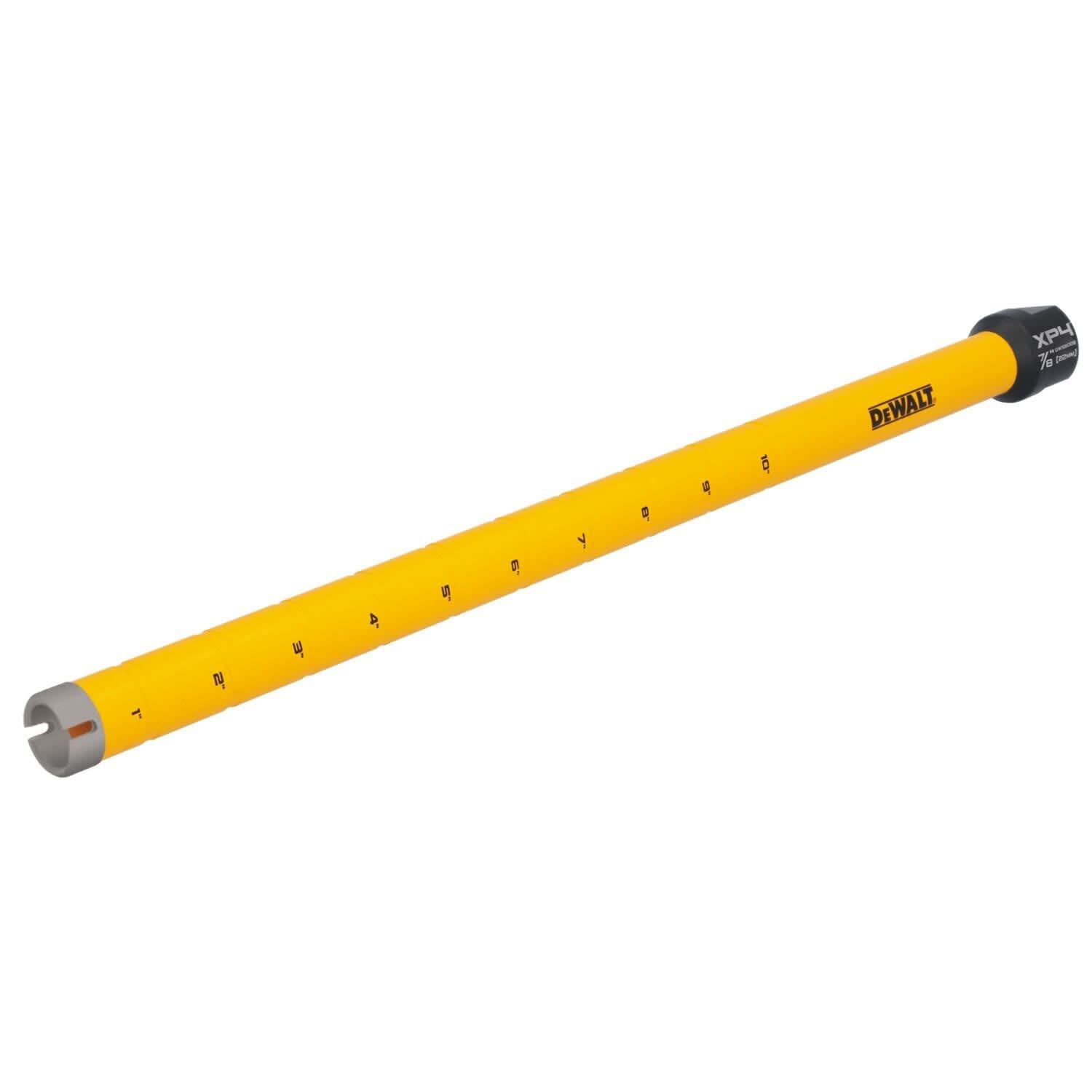 DeWalt DW55005 Diamond Core Drilling Bit, Crown Segment, 7/8 in. (Dia) x 14 in. (L), 5/8 in.-11 Thread