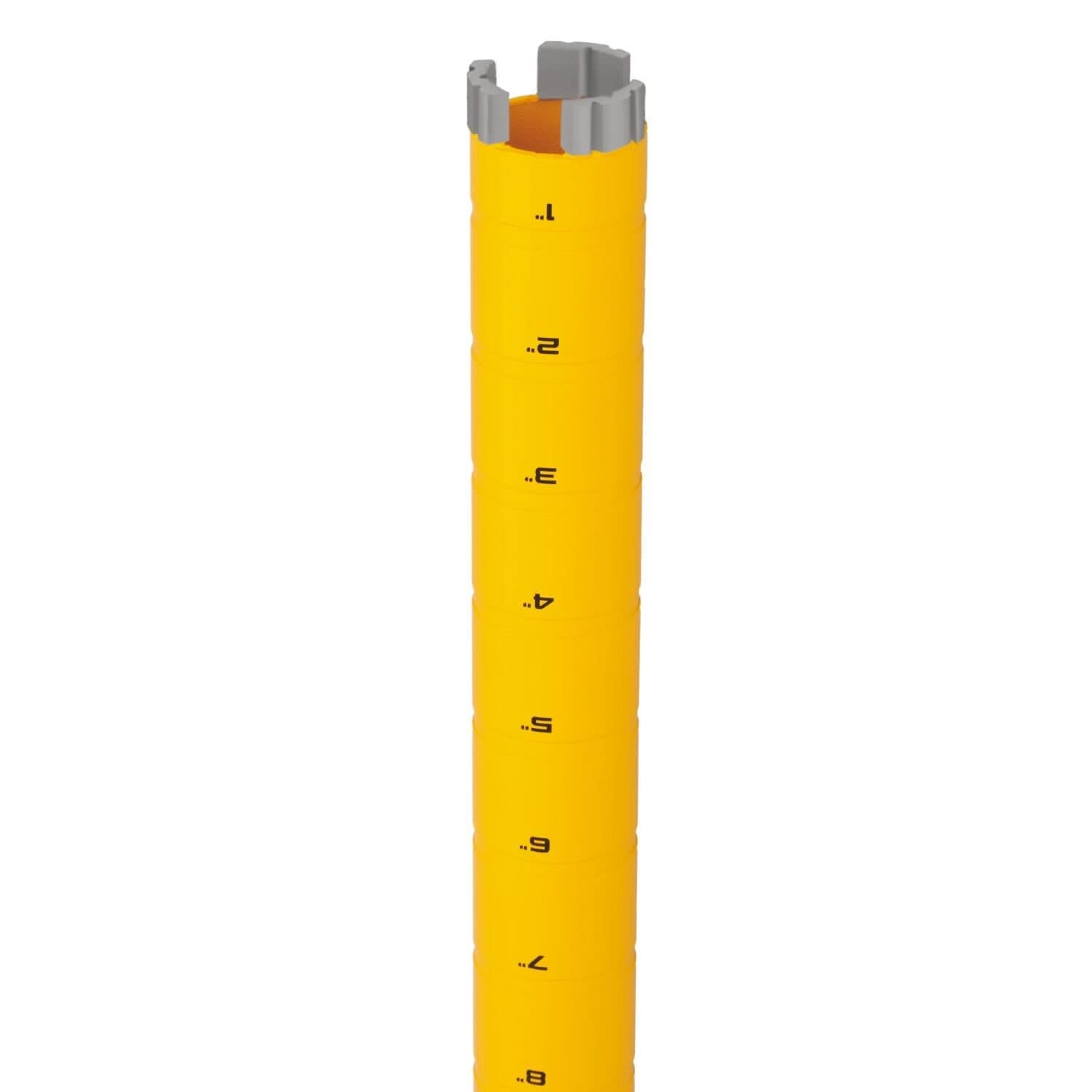 DeWalt DW55008 Diamond Core Drilling Bit, Turbo Segment, 1-1/4 in. (Dia) x 14 in. (L), 5/8 in.-11 Thread