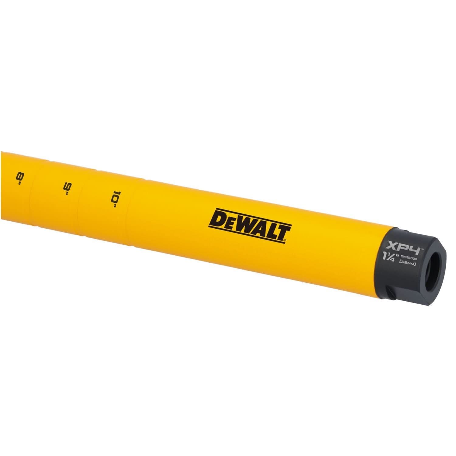 DeWalt DW55008 Diamond Core Drilling Bit, Turbo Segment, 1-1/4 in. (Dia) x 14 in. (L), 5/8 in.-11 Thread