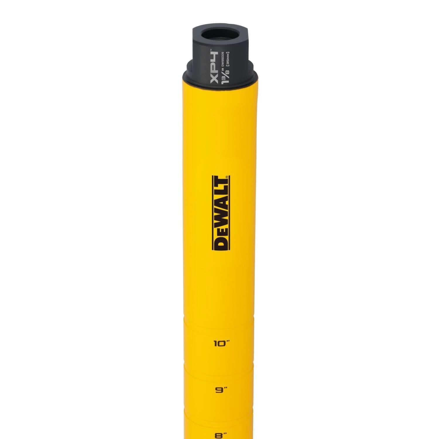 DeWalt DW55009 Diamond Core Drilling Bit, Turbo Segment, 1-3/8 in. (Dia) x 14 in. (L), 5/8 in.-11 Thread