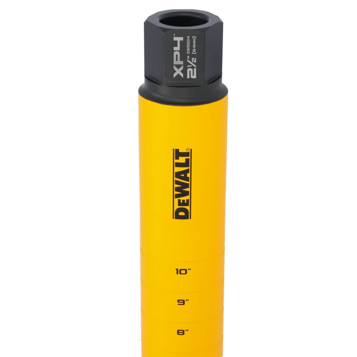 DeWalt DW55014 Diamond Core Drilling Bit, Turbo Segment, 2-1/2 in. (Dia) x 14 in. (L), 1-1/4 in.-7 Thread