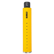 DeWalt DW55016 Diamond Core Drilling Bit, Turbo Segment, 3 in. (Dia) x 14 in. (L), 1-1/4 in.-7 Thread