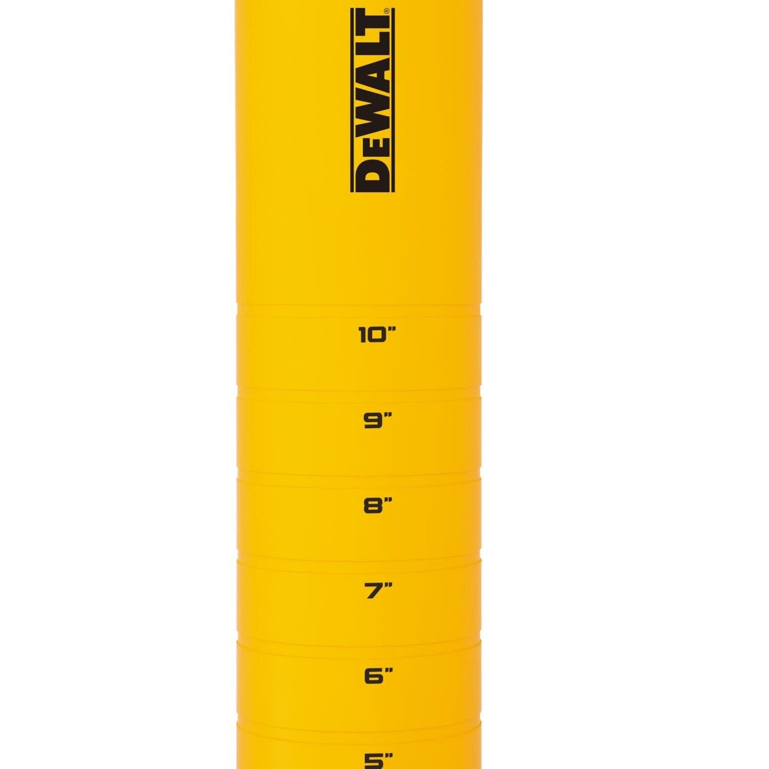 DeWalt DW55017 Diamond Core Drilling Bit, Turbo Segment, 3-1/4 in. (Dia) x 14 in. (L), 1-1/4 in.-7 Thread