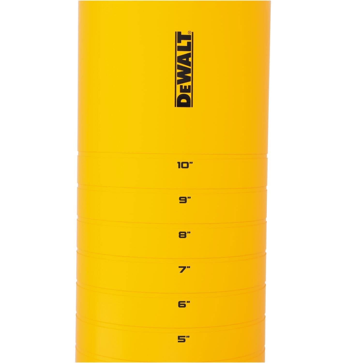 DeWalt DW55025 Diamond Core Drilling Bit, Turbo Segment, 6-1/4 in. (Dia) x 14 in. (L), 1-1/4 in.-7 Thread