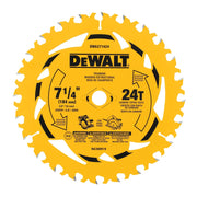 DeWalt DWA271424 7-1/4 in. 24T Carbide-Tipped Faming Saw Blade