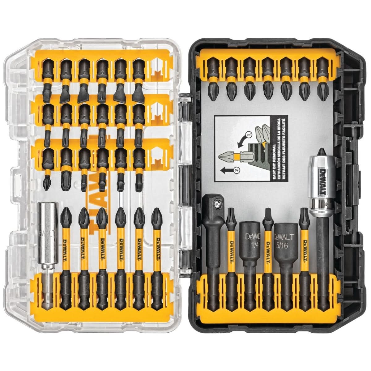 DeWalt DWA2T40IR FlexTorq IMPACT READY 40-Piece Screwdriving Bit Set w/ ToughCase+