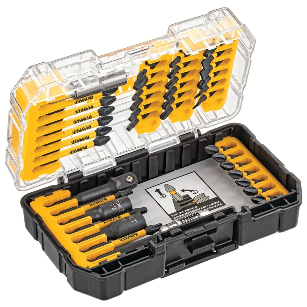 DeWalt DWA2T40IR FlexTorq IMPACT READY 40-Piece Screwdriving Bit Set w/ ToughCase+