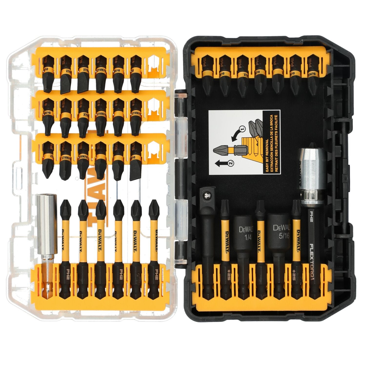 DeWalt DWA2T40IRSET 40-Piece FlexTorq Impact Ready Screwdriver Bit Set w/ Case