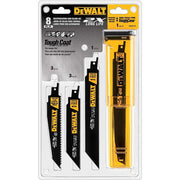 DeWalt DWA4101 2X Recip Blade Set with Tough Case, 8-Pieces