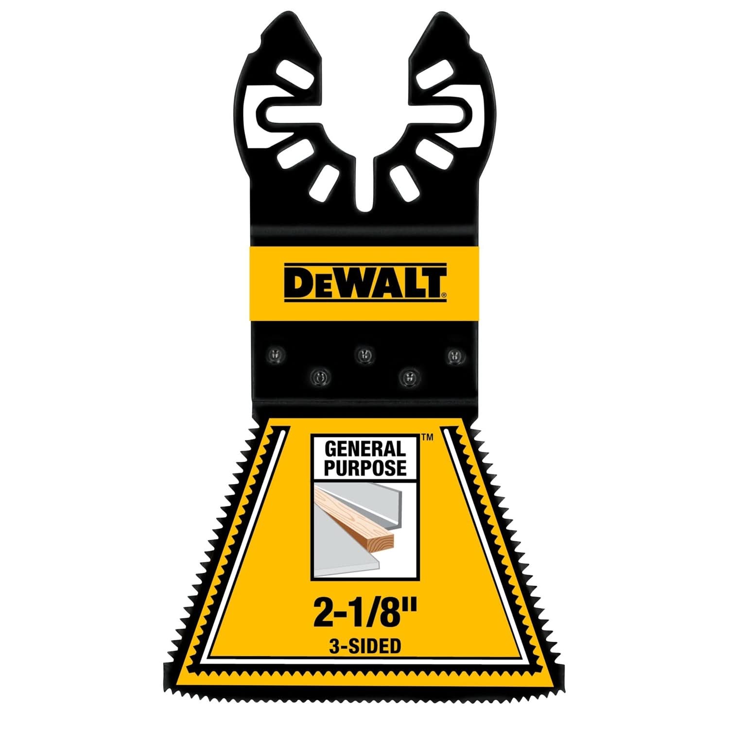DeWalt DWA4283-3 2-1/8 in. 3-Sided General Purpose Oscillating Tool Blade (3-Pack)