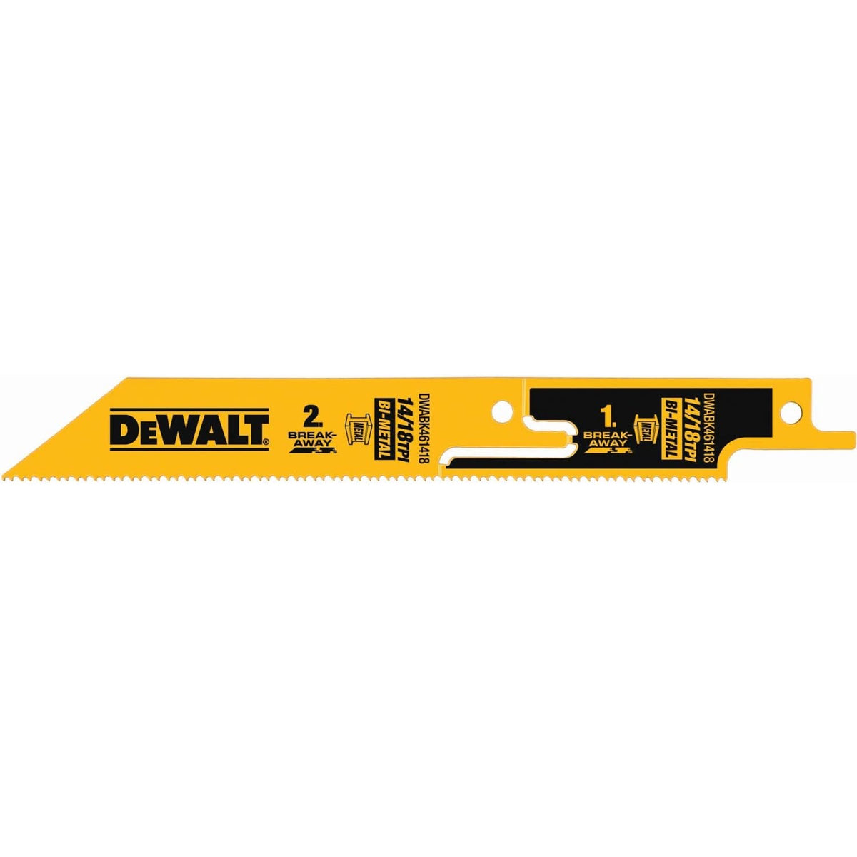 DeWalt DWABK461418 BREAKAWAY Recip 6-inch, 5-Pack