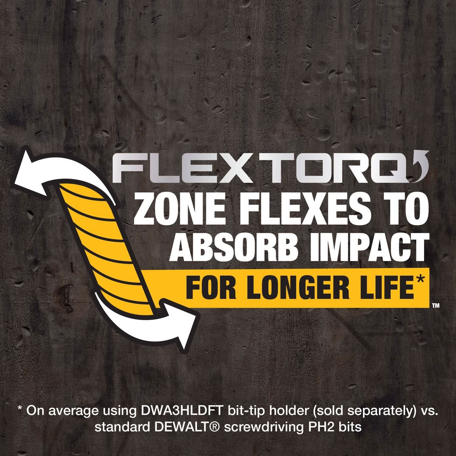 DeWalt DWAF1PH2IR30 FlexTorq Impact Ready Screwdriving Bit, PH2, 1 in. (30-Pack)