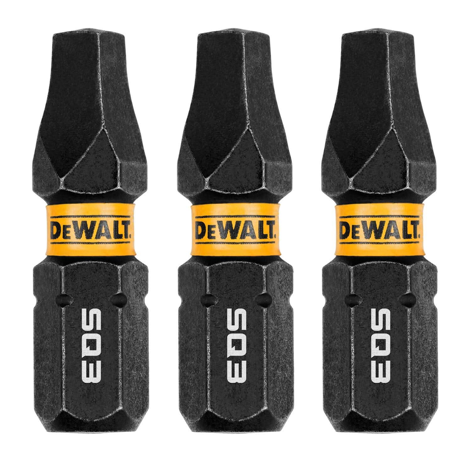 DeWalt DWAF1SQ3IR3 FlexTorq Impact Ready Screwdriving Bit, SQ3, 1 in. (3-Pack)