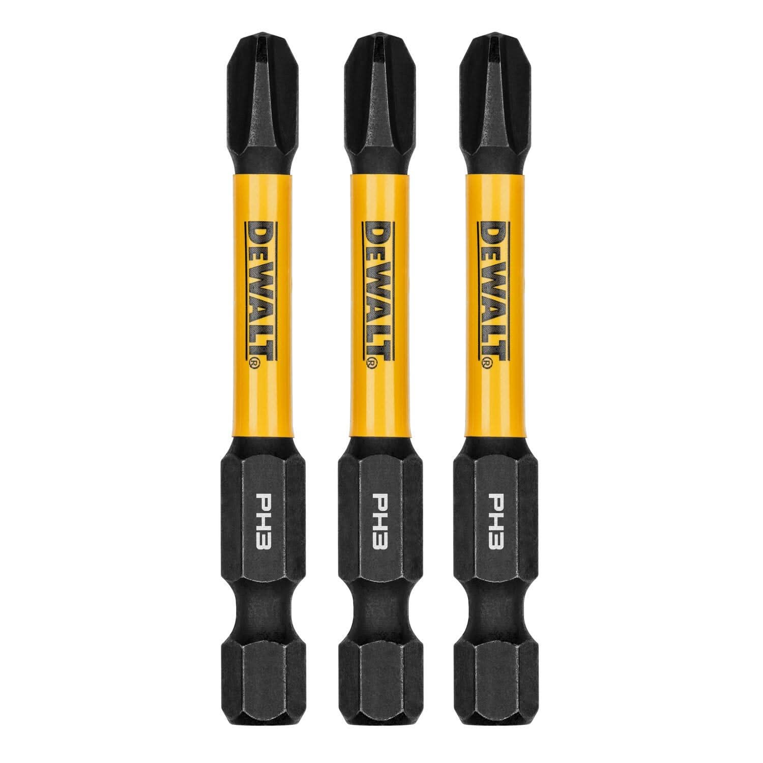 DeWalt DWAF2PH3IR3 FlexTorq Impact Ready Screwdriving Bit, PH3, 2