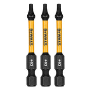 DeWalt DWAF2TX10IR3 FlexTorq Impact Ready Screwdriving Bit, T10, 2-1/4 in. (3-Pack)