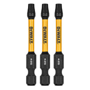 DeWalt DWAF2TX25IR3 FlexTorq Impact Ready Screwdriving Bit, T25, 2-1/4 in. (3-Pack)