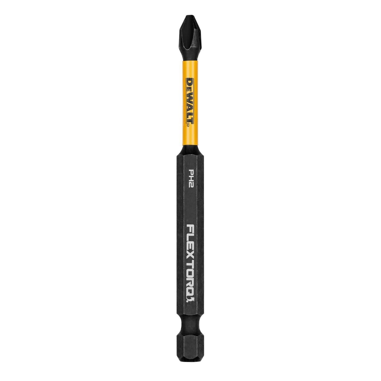 DeWalt DWAF3PH2IR FlexTorq Impact Ready Screwdriving Bit, PH2, 3-1/2 in.