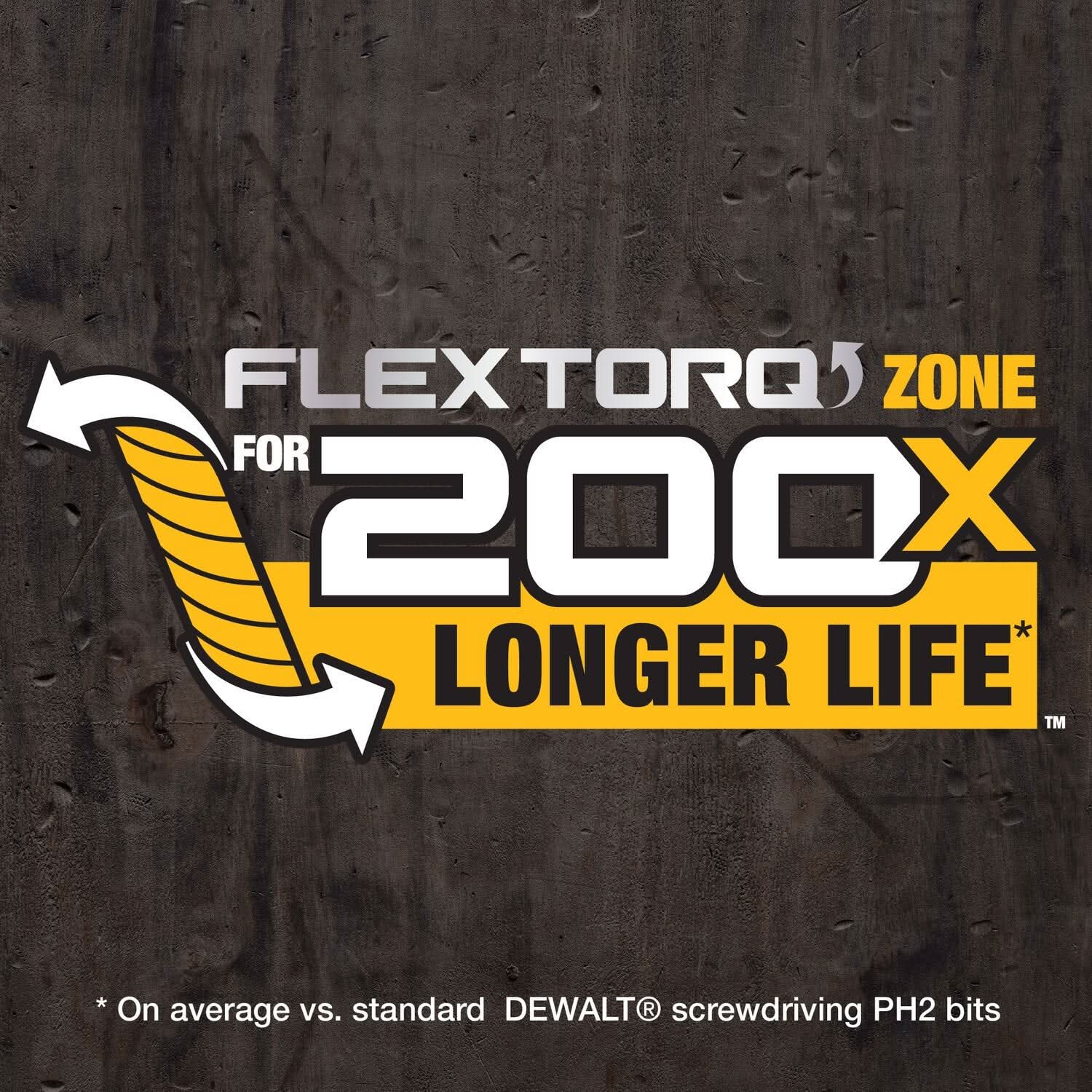 DeWalt DWAF3PH2IR FlexTorq Impact Ready Screwdriving Bit, PH2, 3-1/2 in.