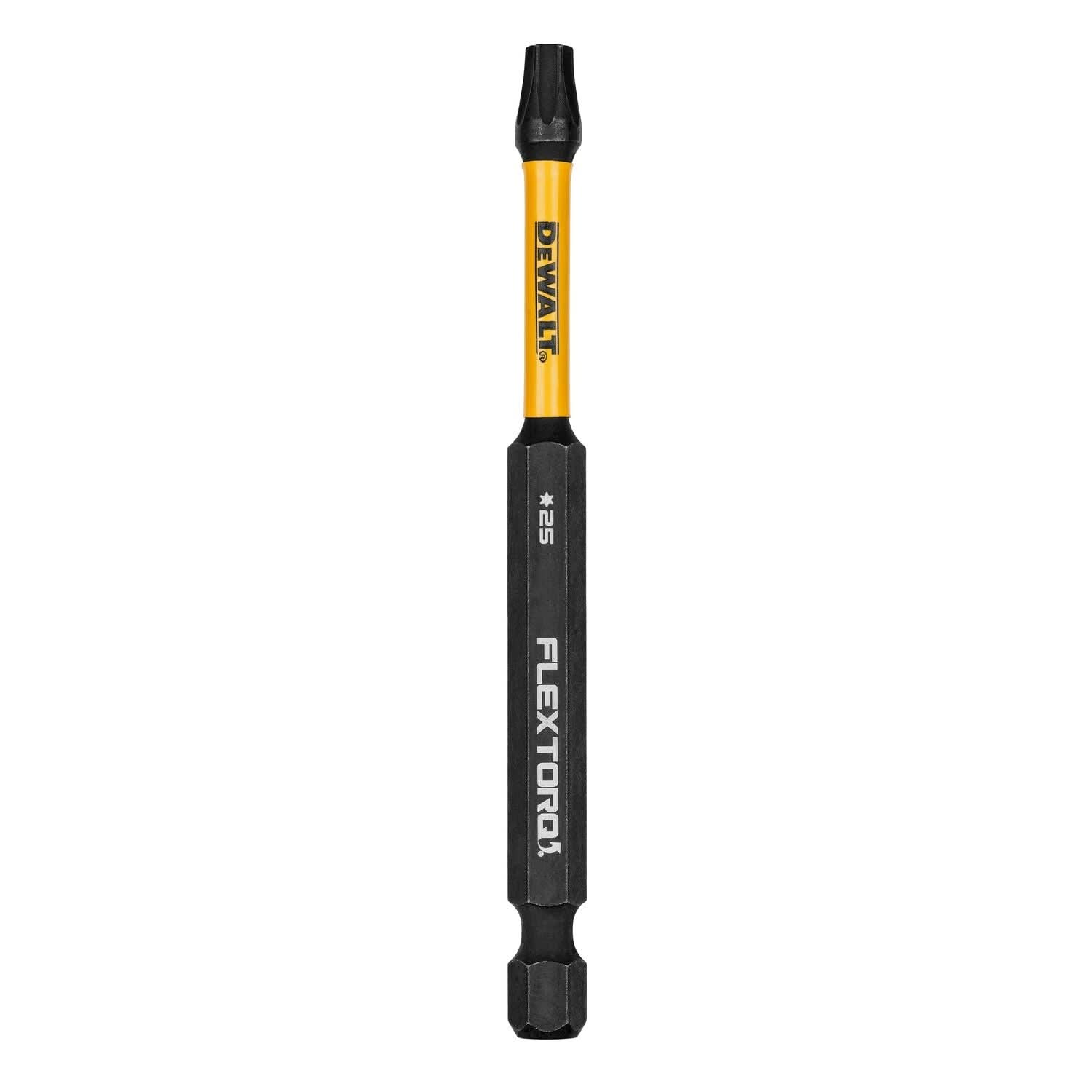 DeWalt DWAF3TX25IR FlexTorq Impact Ready Screwdriving Bit, T25, 3-1/2 in.