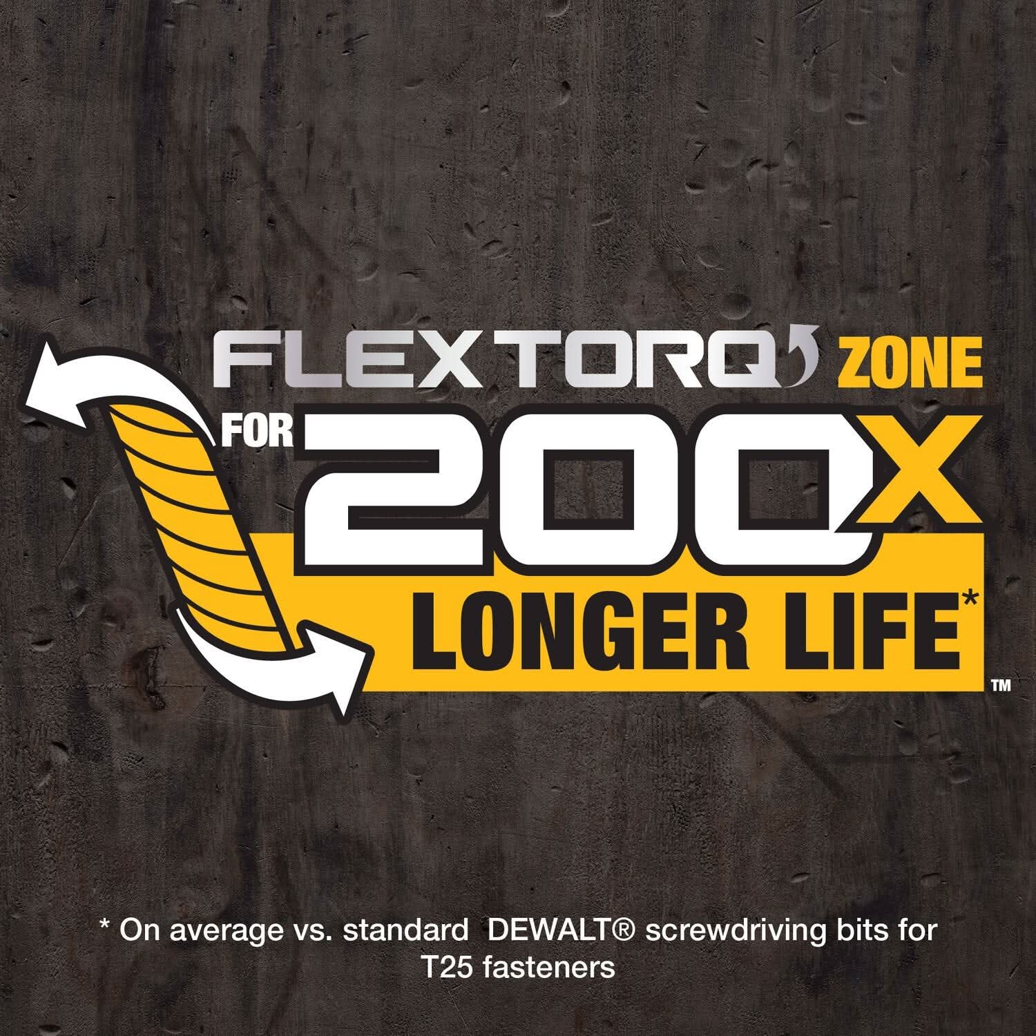 DeWalt DWAF3TX25IR FlexTorq Impact Ready Screwdriving Bit, T25, 3-1/2 in.