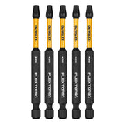 DeWalt DWAF3TX25IR5 FlexTorq Impact Ready Screwdriving Bit, T25, 3-1/2 in. (5-Pack)