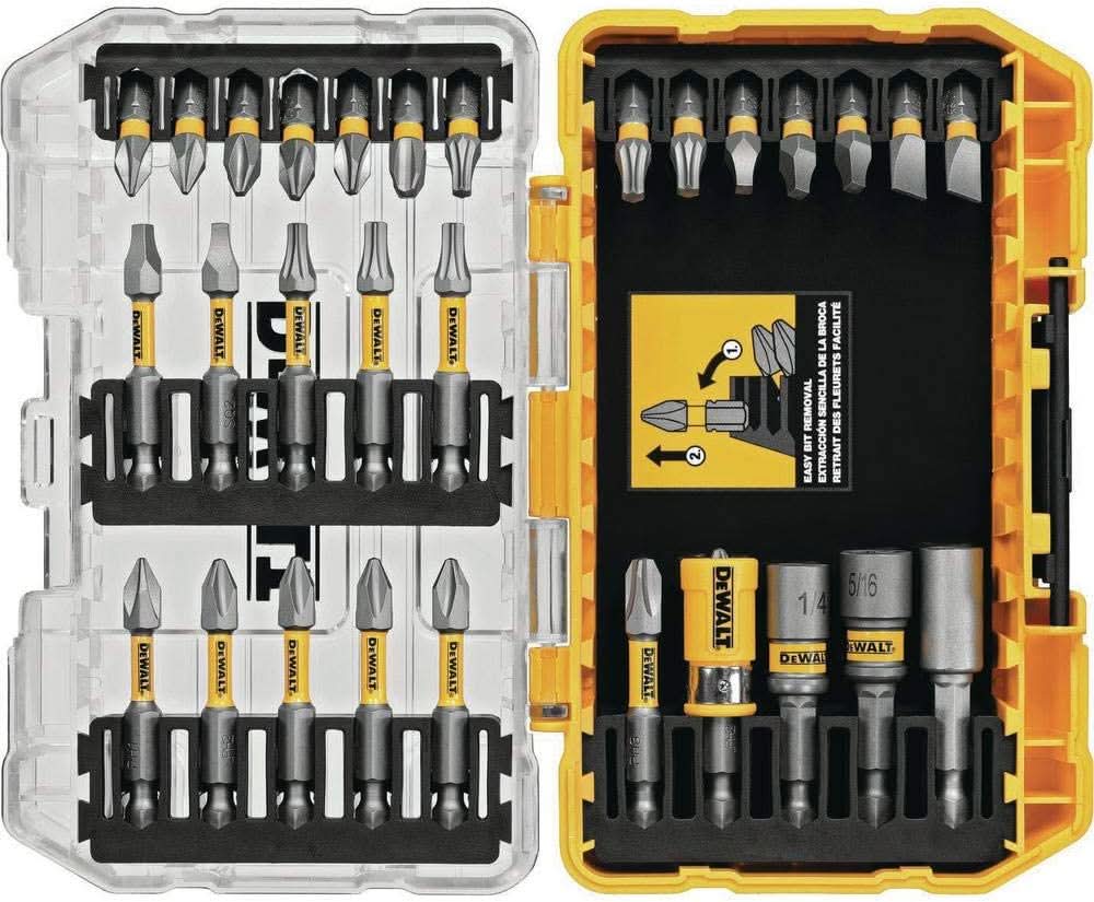 DeWalt DWAMF30 MAXFIT 30-Piece Steel Screwdriving Bit Set with