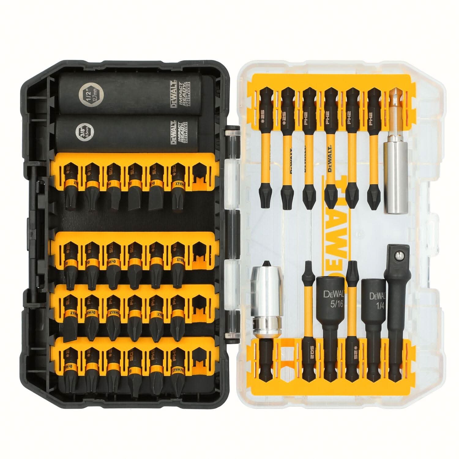 DeWalt DWANGFT40SET 40-Piece FlexTorq Impact Ready Screwdriving Bit Set w/ Case