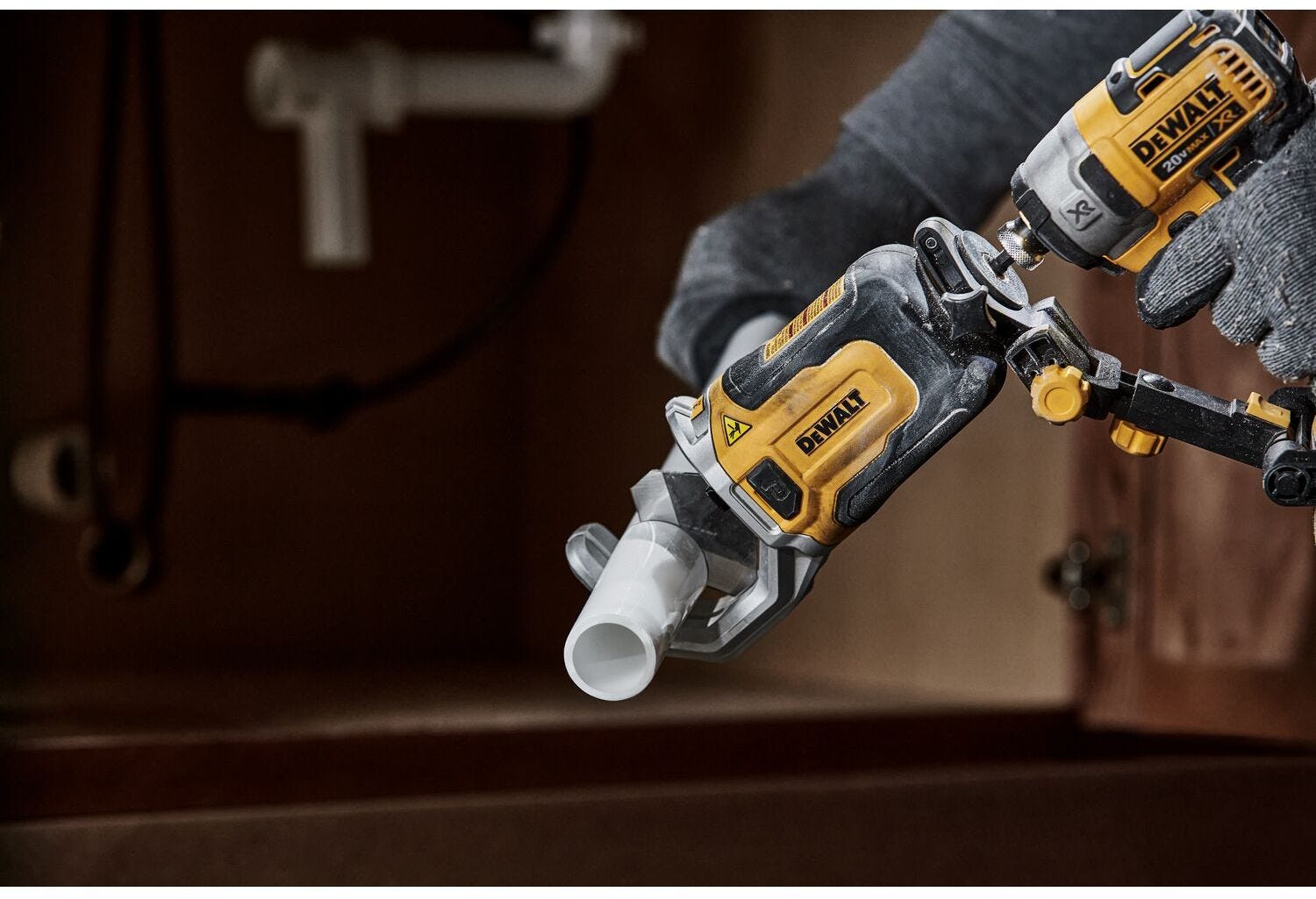 DeWalt DWAPVCIR IMPACT CONNECT PVC/PEX Pipe Cutter Attachment