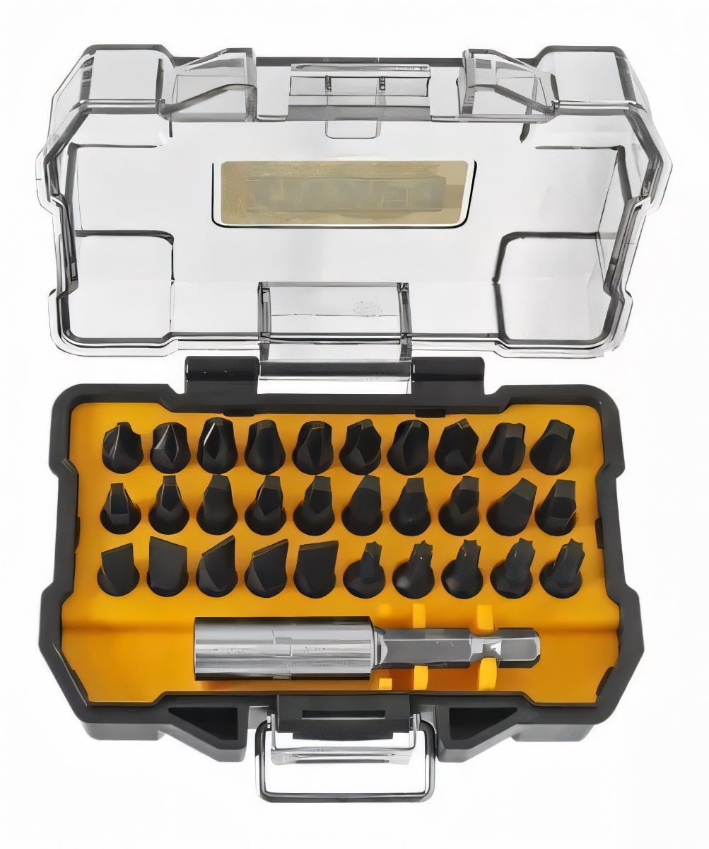 DeWalt DWAX100IR Impact Ready Extra Small Tough Case Set, 31-Pieces