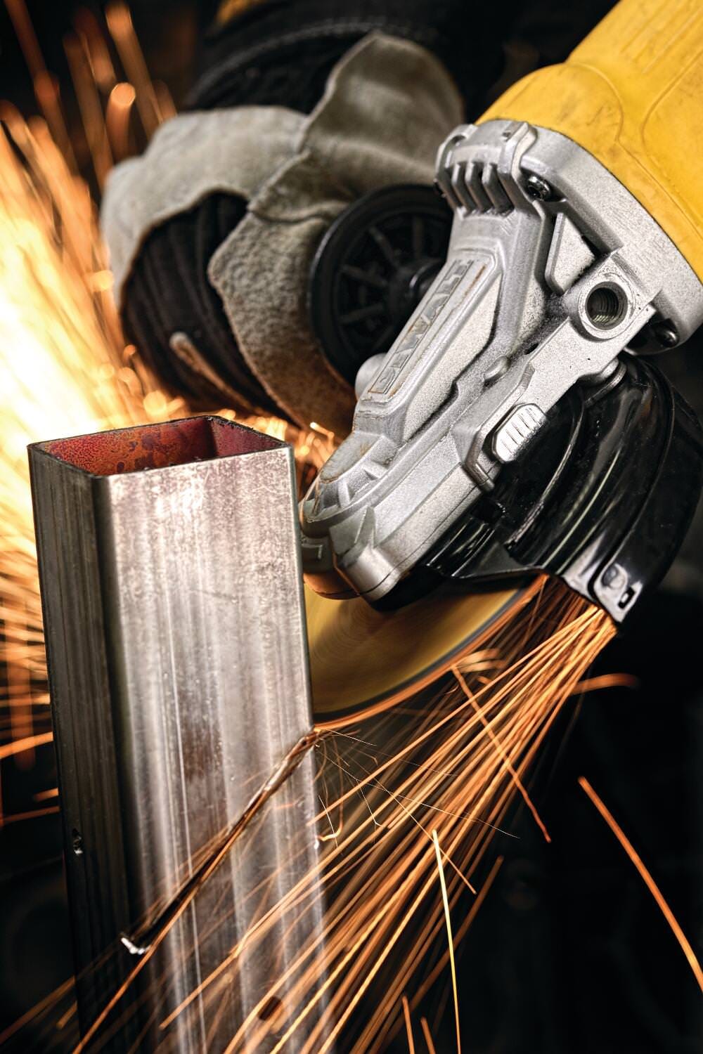 DeWalt DWE4120FN 4-1/2 IN. - 5 IN. Flat Head Paddle Switch Small Angle Grinder with No Lock-On