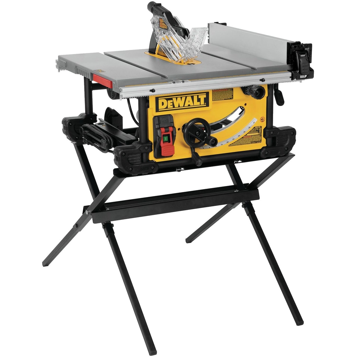 DeWalt DWE7491X 10-Inch Table Saw With Scissor Stand