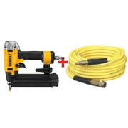 DeWalt 18-Gauge 2-1/8 in. Precision Point Brad Nailer w/ 1/4 in. x 50' Premium Hybrid Polymer Blend Air Hose