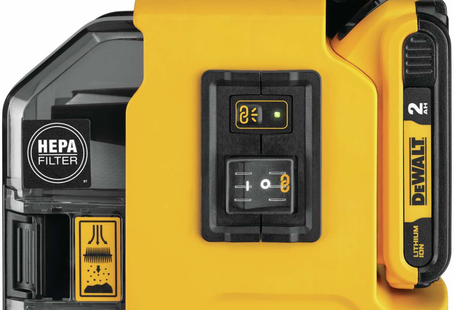 DeWalt DWH161D1 20V Max Brushless Universal Dust Extractor 2.0Ah Kit