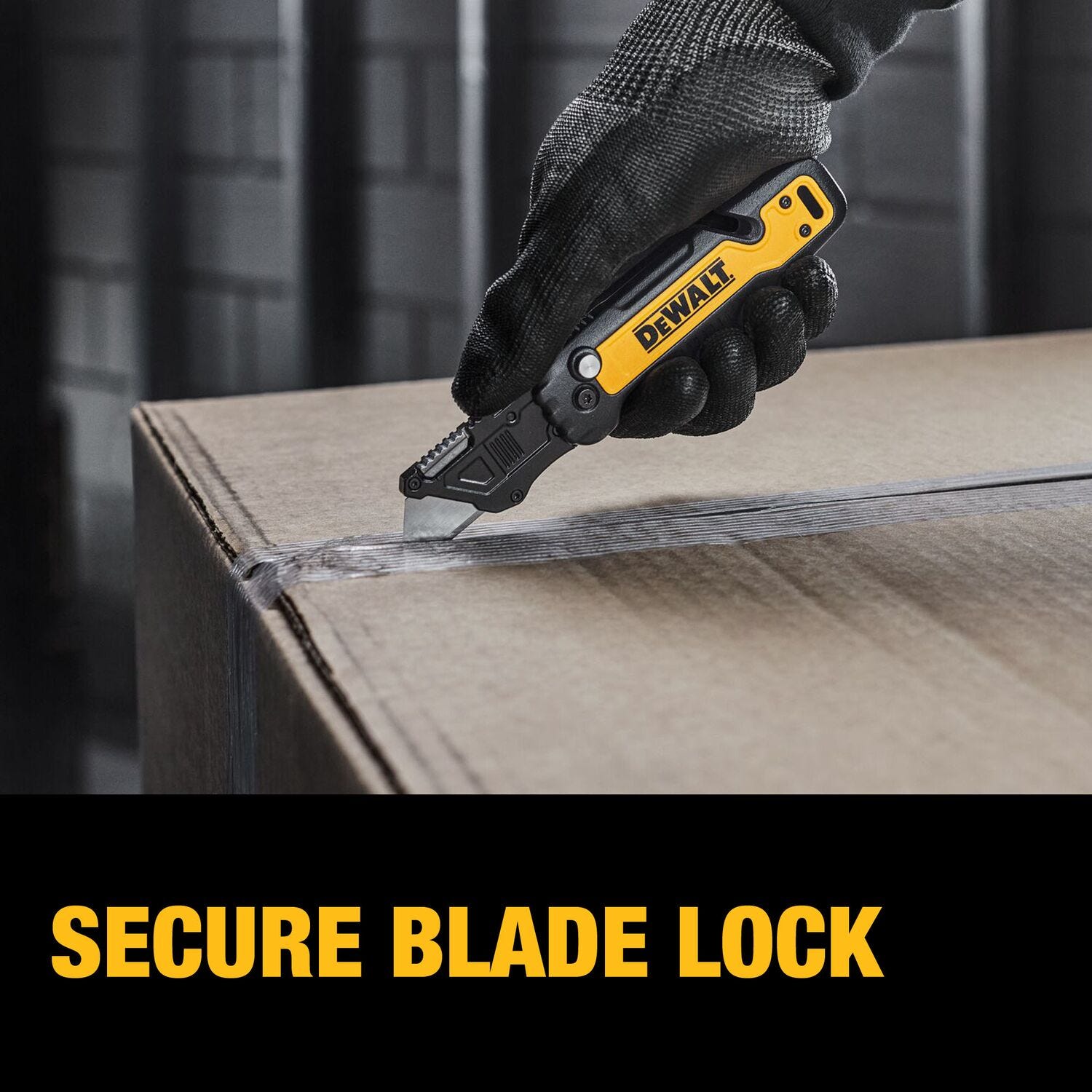 DeWalt DWHT10992 Push & Flip Folding Utility Knife with On-Board Blade Storage