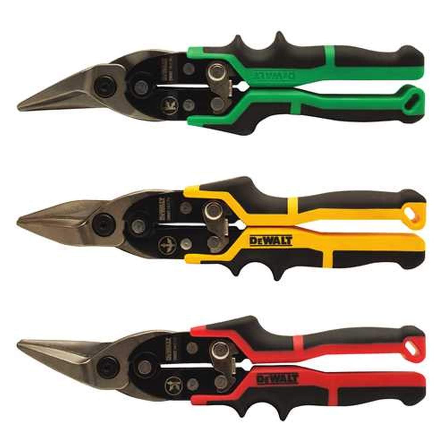 DeWalt DWHT14676 Ergonomic Aviation Snips, 3-Pack