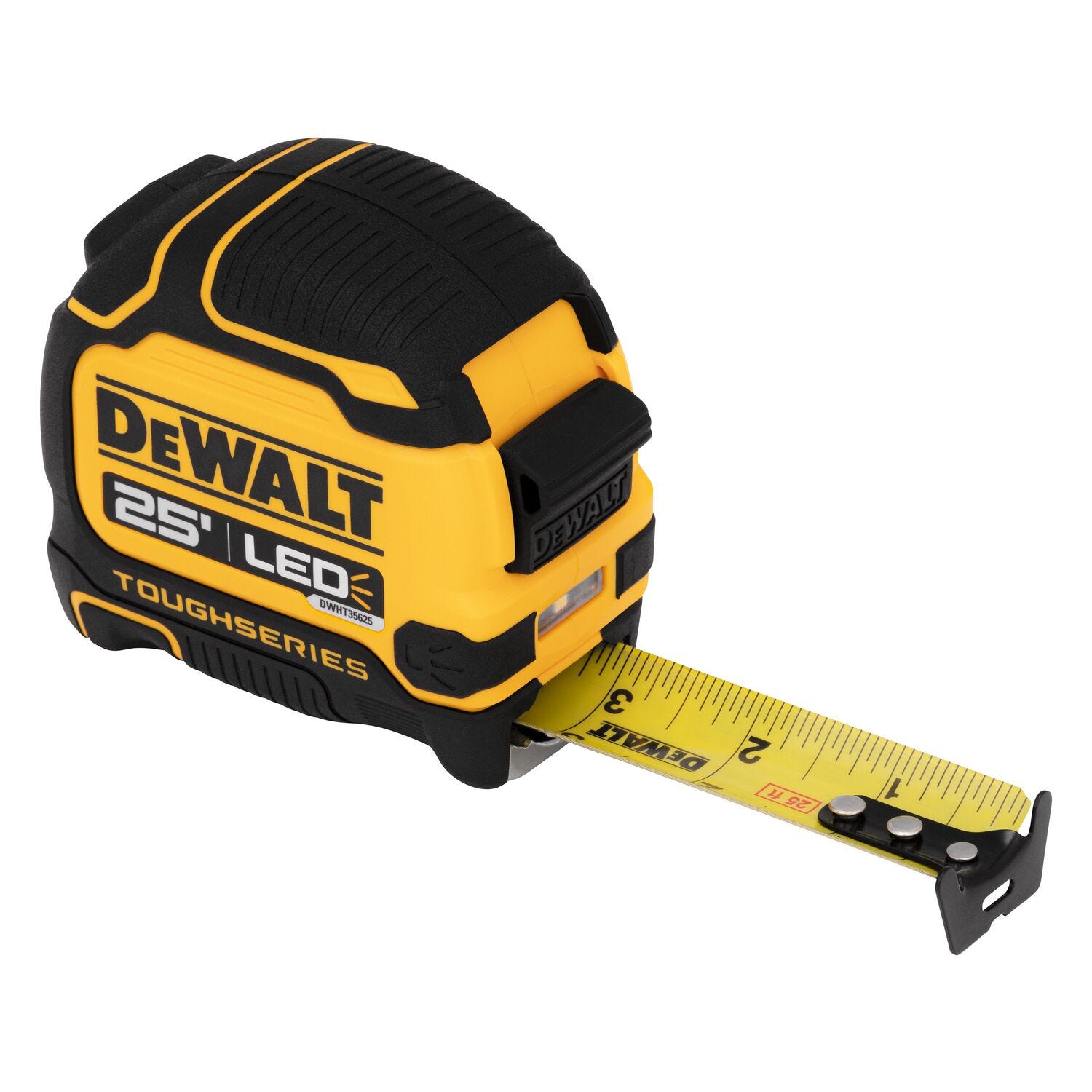 DeWalt DWHT35625S TOUGHSERIES 25 ft. LED Tape Measure