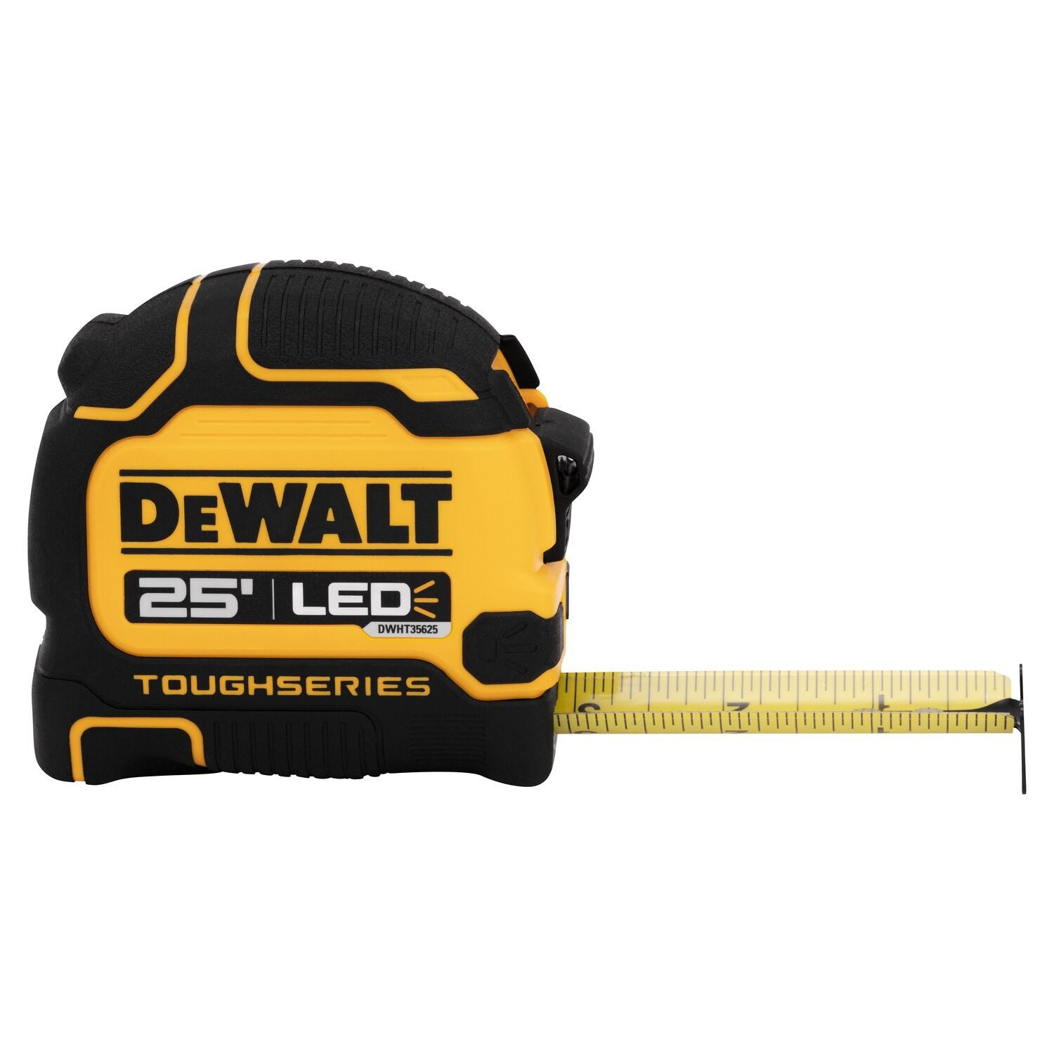 DeWalt DWHT35625S TOUGHSERIES 25 ft. LED Tape Measure