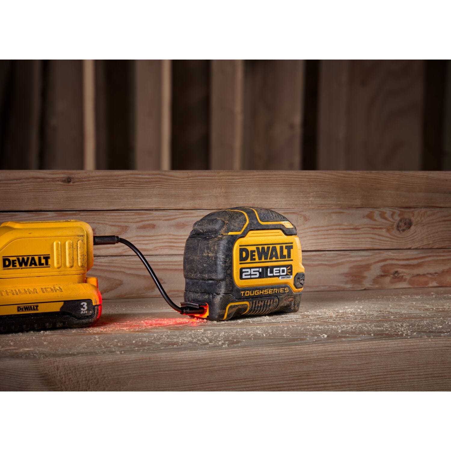 DeWalt DWHT35625S TOUGHSERIES 25 ft. LED Tape Measure