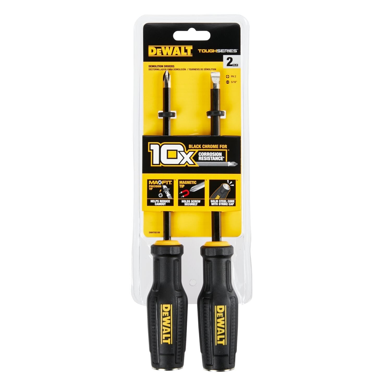 DeWalt DWHT65100 TOUGHSERIES 2-Piece Demo Screwdriving Set