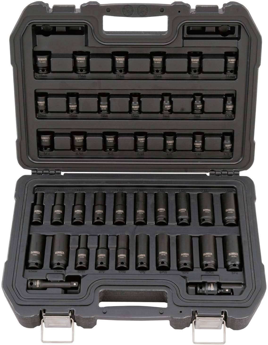 Dewalt DWMT19248 42 Piece 3/8-in Drive Combination Impact Socket