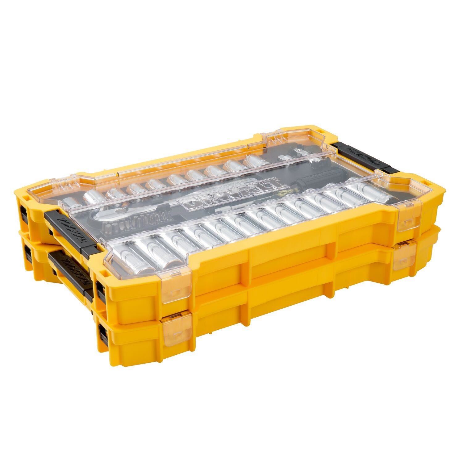 DeWalt DWMT45402 131-Piece 1/4 in. & 3/8 in. Mechanics Tool Set w/ ToughSystem 2.0 Tray
