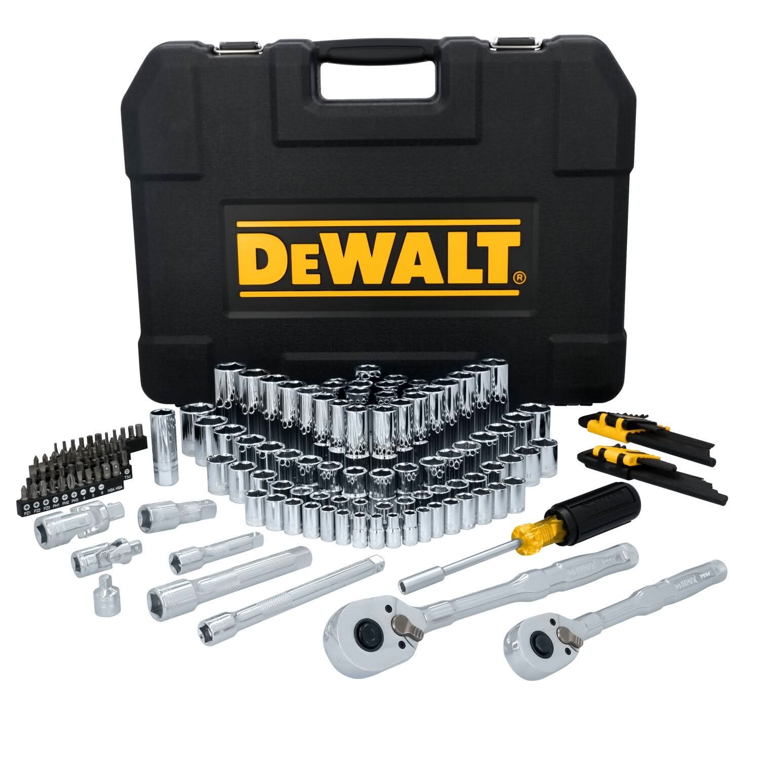 DeWalt DWMT45404 TOUGHSERIES 182-Piece 2 Drive Mechanics Tool Set