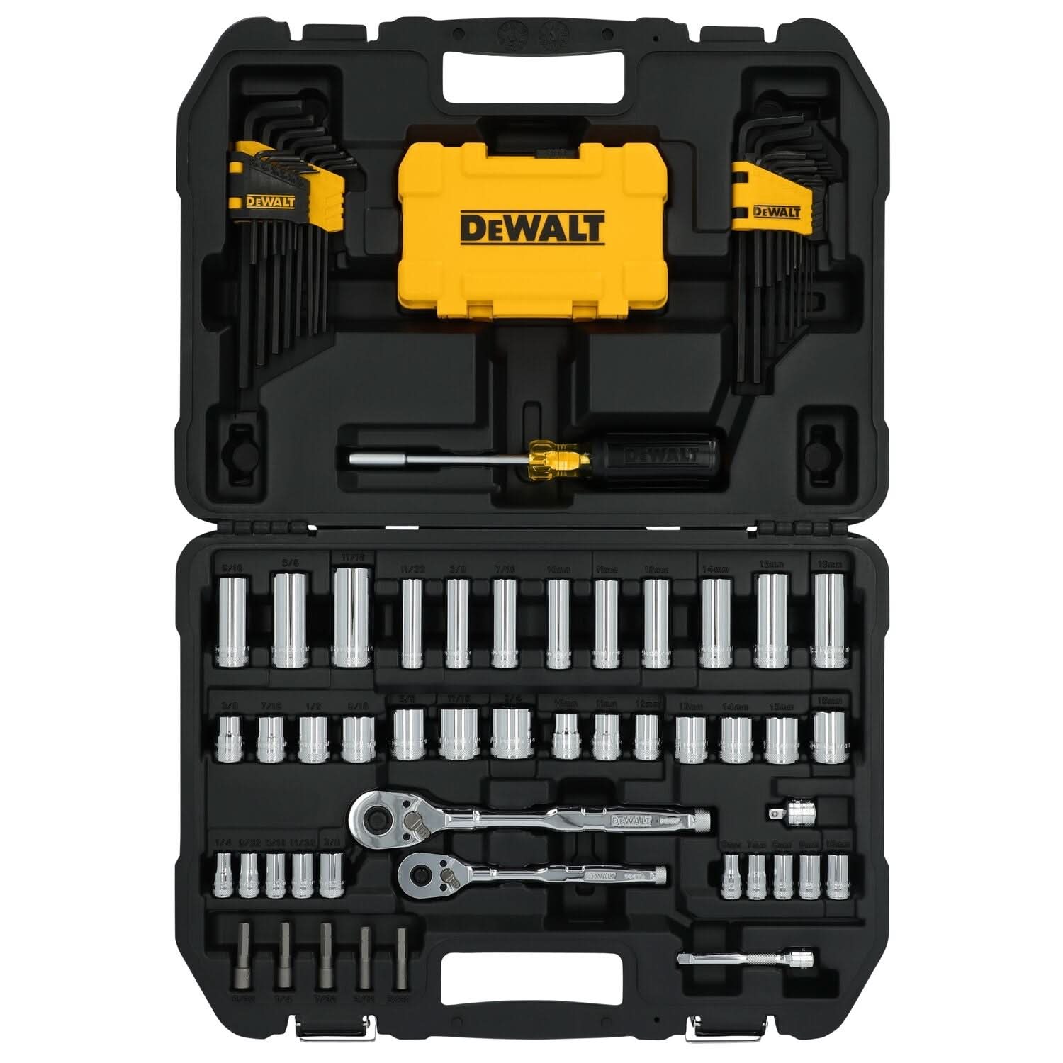 DeWalt DWMT45410 TOUGHSERIES 96-Piece 2 Drive Mechanics Tool Set