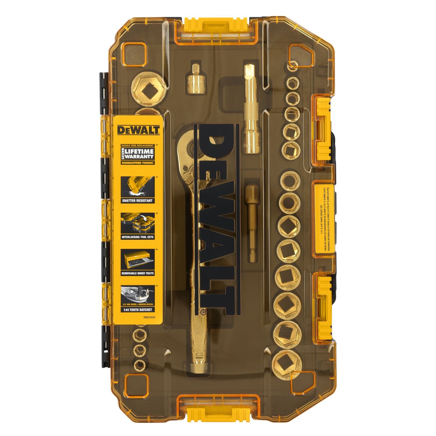 DeWalt DWMT45412 TOUGHSERIES 30-Piece TOUGH BOX 3/8 in. Drive Mechanics Tool Set